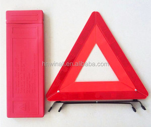 Road block phản xạ và led nhấp nháy ánh sáng dừng cảnh báo đăng tam giác - Product Image 1