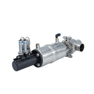 Bonne Qualité 1.5 "Compatible Nouveau Pneumatique Sanitaire En Acier Inoxydable Contrôle <span class=keywords><strong>Automatique</strong></span> Diverse Siège Valve Dévier De Débit Valve - Product Image 5