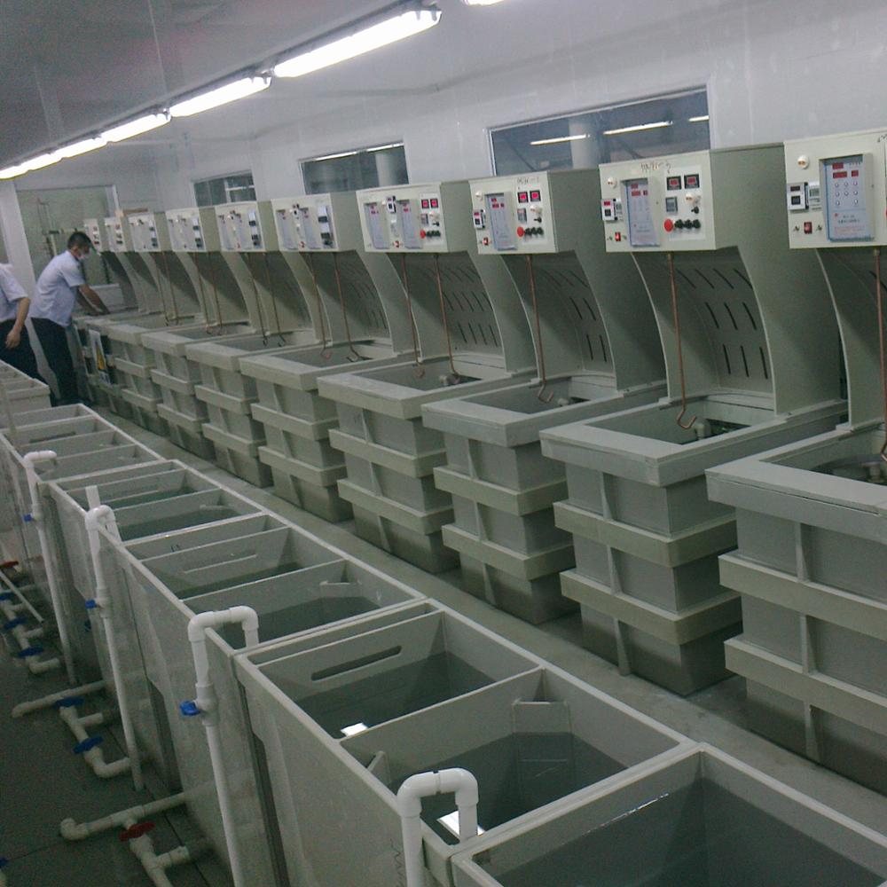 Пользовательская полуавтоматическая и автоматическая линия по производству металлического гальванического покрытия для завода