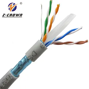 Utp / FTP SFTP cable lan cat5e cat6 305 m 4 retorcida 8 núcleos