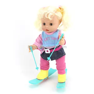 15 inch battery operated skiing doll baby doll manufacturers china