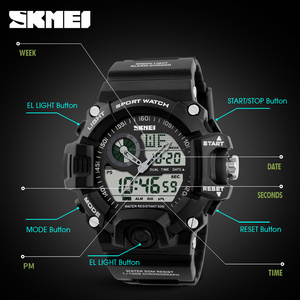 Venta caliente precio de hora dual reloj deporte militar hombres relojes de moda buscando - Product Image 4