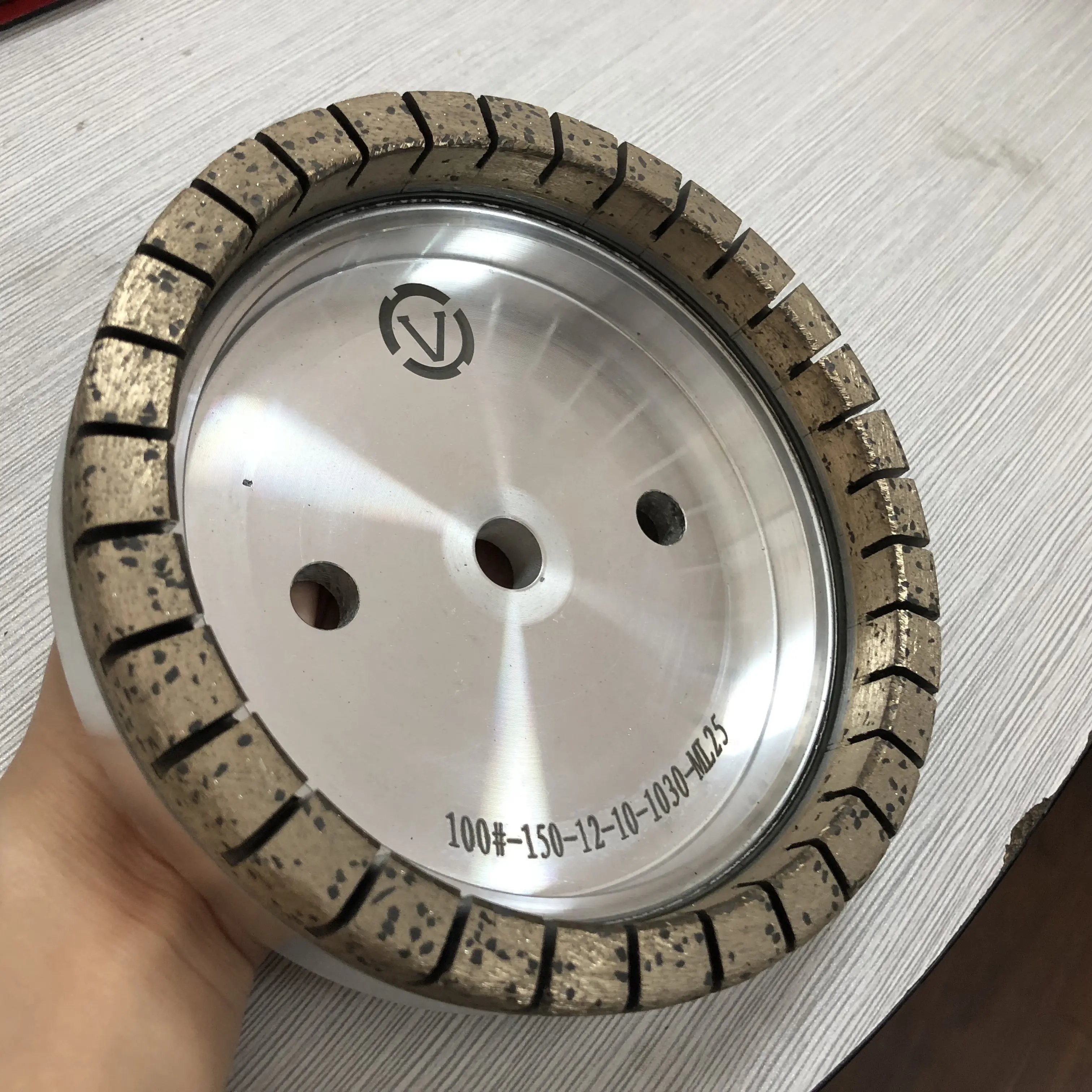 Full segmented Diamond grinding wheel for glass edging machine