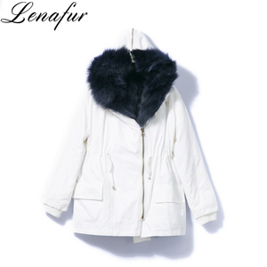 Design de mode Femmes D'hiver fourrure de <span class=keywords><strong>renard</strong></span> Vestes Et Manteaux Chaud Réel De Fourrure Parka - Product Image 4