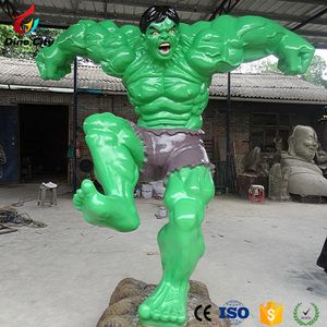 Película escultura tamaño natural <span class=keywords><strong>de</strong></span> fibra <span class=keywords><strong>de</strong></span> vidrio <span class=keywords><strong>Hulk</strong></span> estatua - Product Image 3