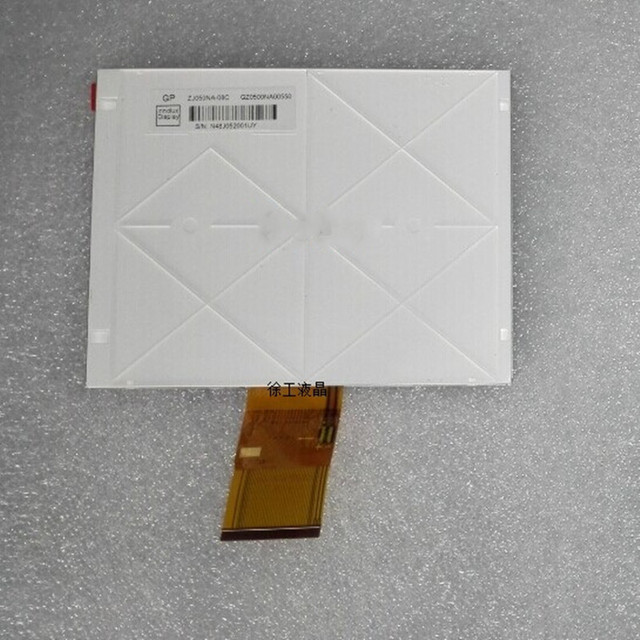 50 Pins FPC VGA Interface 5.0 Inch TFT-LCD 640X480 LCD ZJ050NA-08C Model Display