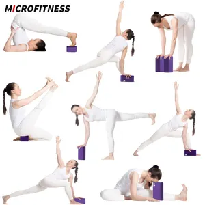 Yüksek yoğunluklu EVA toptan köpük özel logo yoga bloğu ve tuğla için yoga