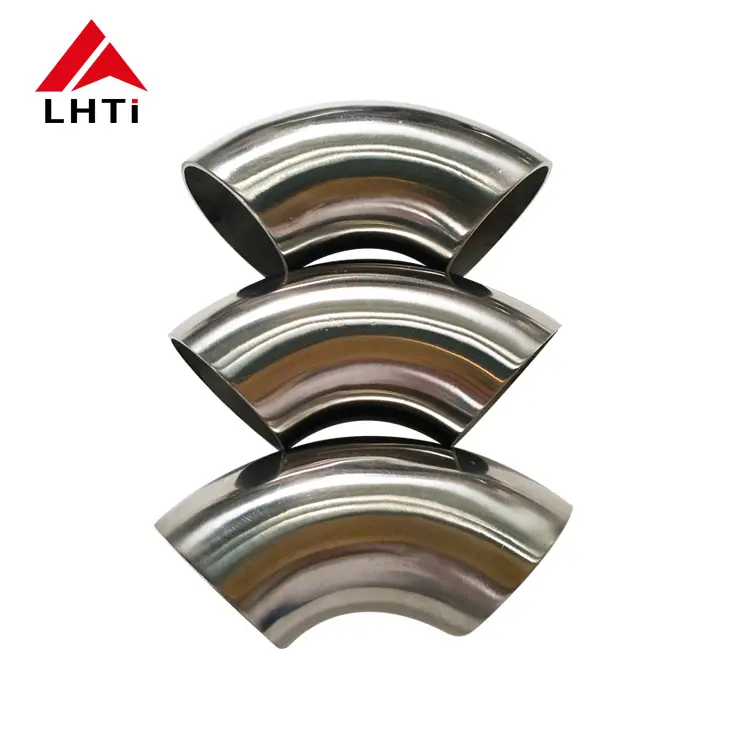 9 degree 90 degree titanium exhaust elbow titanium mandrel bends