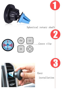 Comercio al por mayor de 360 Grados de Coches Air Vent Mount magnet <span class=keywords><strong>para</strong></span> <span class=keywords><strong>soporte</strong></span> de teléfono móvil - Product Image 3