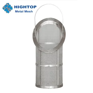 stainless steel wire mesh deep fri strainer basket filter