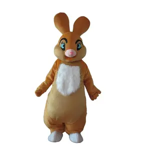 HI high quality CE/ASTM brown rabbit mascot adult men bunny costume