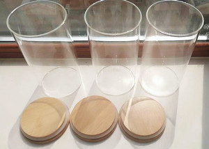 Bougies en verre borosilicate, 18oz, avec couvercle en bambou, 10 pièces - Product Image 5