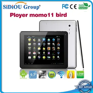 9.7inch Ployer Momo 11 aves Dual Core Tablet PC RK3066 1.6GHz Android 4.1 0.3MP y 2.0MP Cámaras Dual Bluetooth