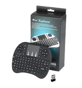 Promosi! I8 Mini Keyboard Backlit Wireless Keyboard dengan Harga Yang Besar 2.4G Nirkabel Airmouse untuk Smart Tv Box