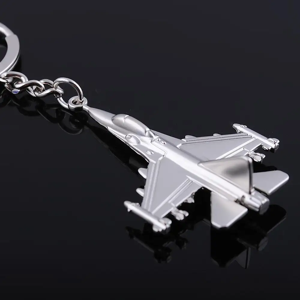 Promotion Gift Airplane Keychain F22 Fighter Aircraft Model Keyrings Key Chain