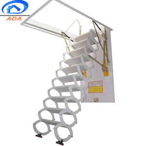 पनाहगाह Telescoping नीचे खींच अटारी सीढ़ी - Product Image 3