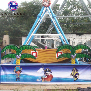 Équipement de parc à thème en plein air enfants jouer <span class=keywords><strong>jeu</strong></span> mini bateau pirate - Product Image 6