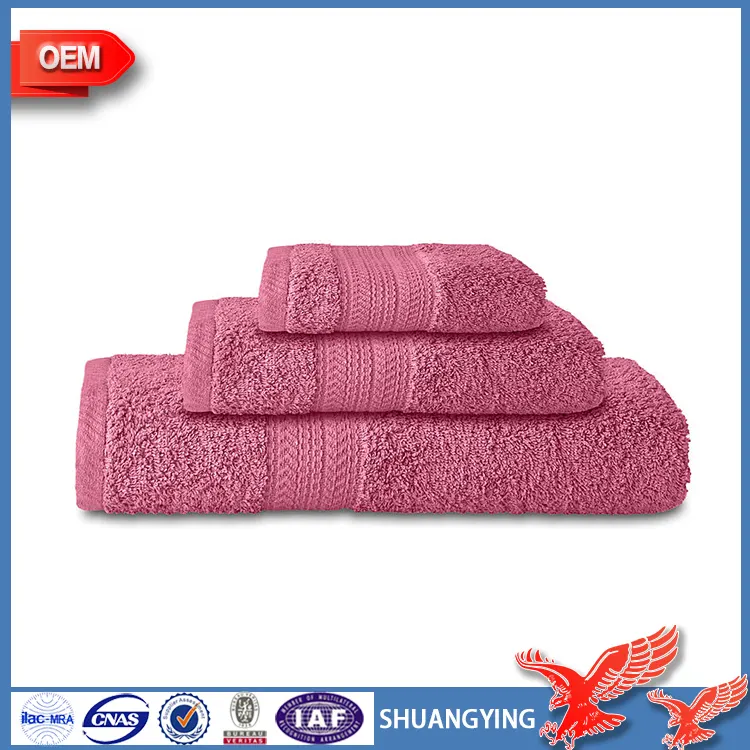 China Fabrik Großhandel Dobby Quick Dry Baumwolle Badetücher Handtücher Oder Waschlappen