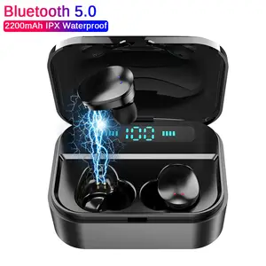 X7 2200mAh TWS טביעת אצבע מגע Bluetooth אוזניות, HD סטריאו אלחוטי ב-אוזניות, רעש לבטל משחקי אוזניות מרחק 30m