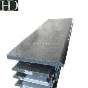 Padang Dark Grey G654 Granito naturale Scale Scala Esterna Piastrelle in Granito, China Nero Pietra di Granito G654 Scale Passi Risers