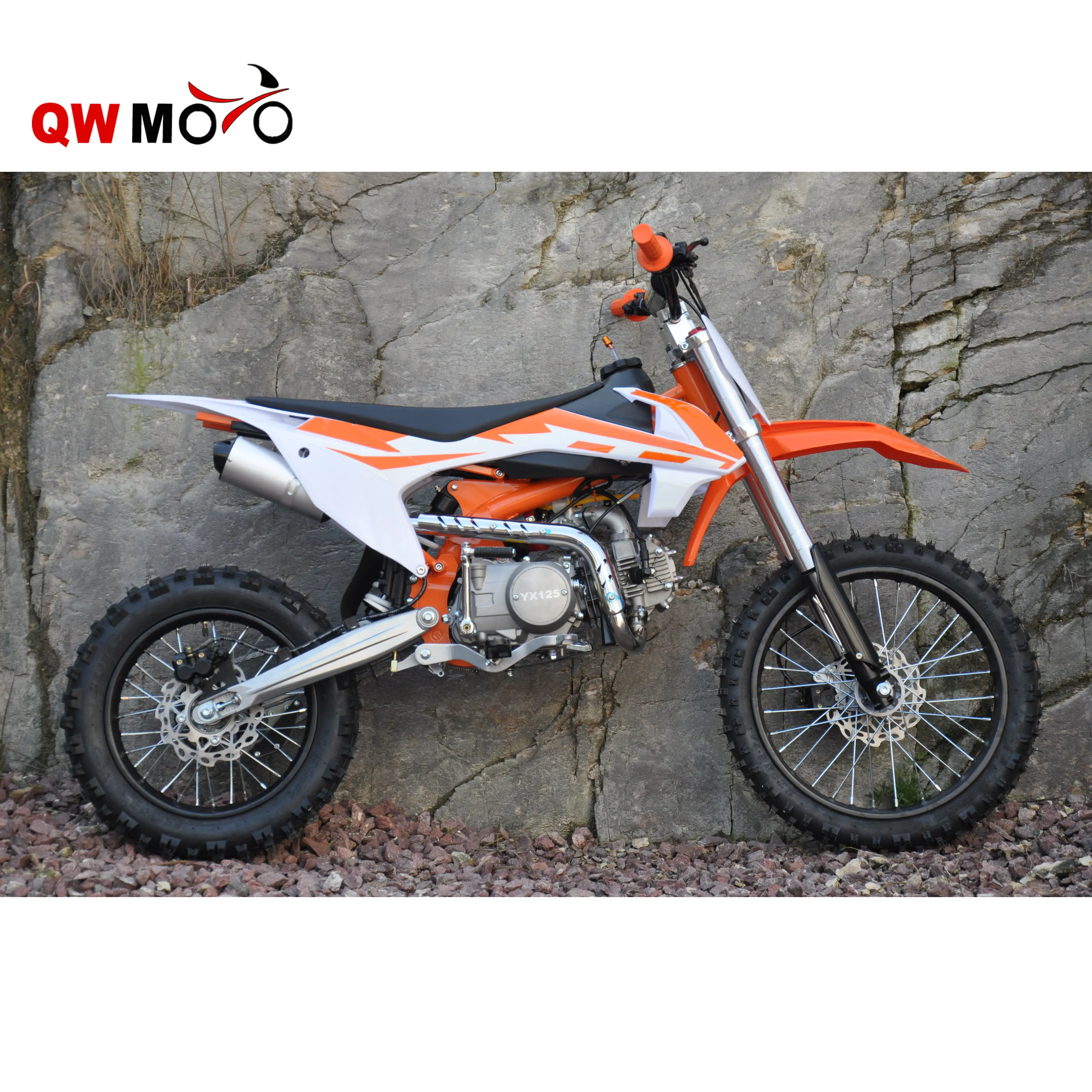 QWMOTO CE125cc cheap dirtbike cross pit bike for sale
