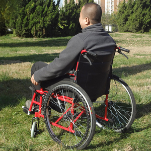 Wheelchair detachable tubular steel chairs shower wheels - Product Image 2
