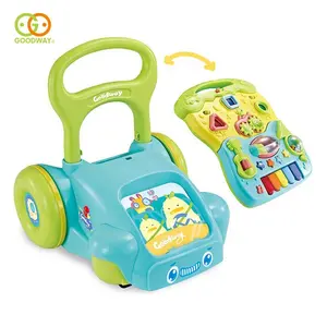 安全婴儿便宜四轮幼儿学步婴儿助行器玩具批发多功能塑料婴儿推车玩具