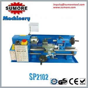 220 v monofásico Utilizado <span class=keywords><strong>mini</strong></span> máquina del torno SP2102 - Product Image 1