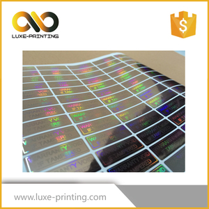 Luxe Impresión 3d holograma sello adhesivo buen precio de garantía de seguridad void etiqueta láser - Product Image 5