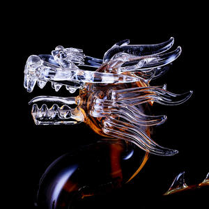 מותאם אישית קסם עתיק בעבודת יד borosilicate1000ml יין יין דרקון חיה בצורת בעל חיים בצורת זכוכית צלולה בקבוק זכוכית - Product Image 4