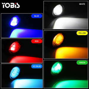 Yobis Eagle Eye DRL feux arrière LED lampes stroboscopiques à montage sur miroir lumineux constant pour <span class=keywords><strong>moto</strong></span> 12V matériau en aluminium style de voiture - Product Image 5