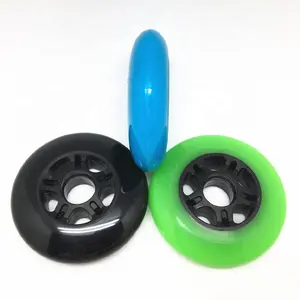 High Quality Factory Directly PU Casting 90mm 80A 82A 85A Hardness Custom Color And Printing Wheels For Kick Or Adult Scooter