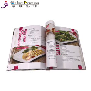 フルカラークックブックとレシピブックオフセット印刷カスタムブック1000ユニットペーパーバックブック印刷ライフスタイル - Product Image 1