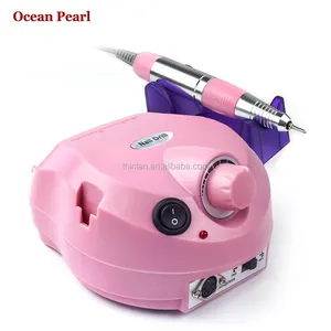 Electric Nail File Professional Nail Drill Machine for Acrylic Nails with Basic Bits, Foot Pedal, Low Heat Low Noise, Upgraded