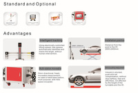 LAUNCH-Plataforma de alineación de coche X831S + X831Plus 3D, 4 postes, compatible con UNICODE en varios idiomas