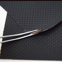 Cuir microfibre pour siège de voiture, PU, perforé, perforé