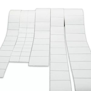 Etiqueta de código de barras de transferencia térmica para etiquetadora Compatible con Zebra, ancho 20 ~ 110 mm solo dos tres filas cinta de cera requiere