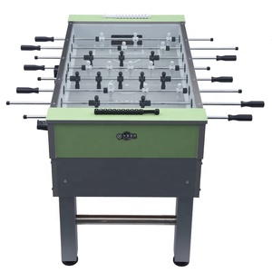 Jx170 Hot Bán bóng trở lại hệ thống <span class=keywords><strong>Foosball</strong></span> trò chơi sử dụng Glass Top Coin hoạt động bóng đá bảng thương mại - Product Image 4