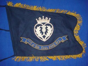 Gevon Bannière de cornemuse écossaise brodée à la main 100% personnalisée - Product Image 2