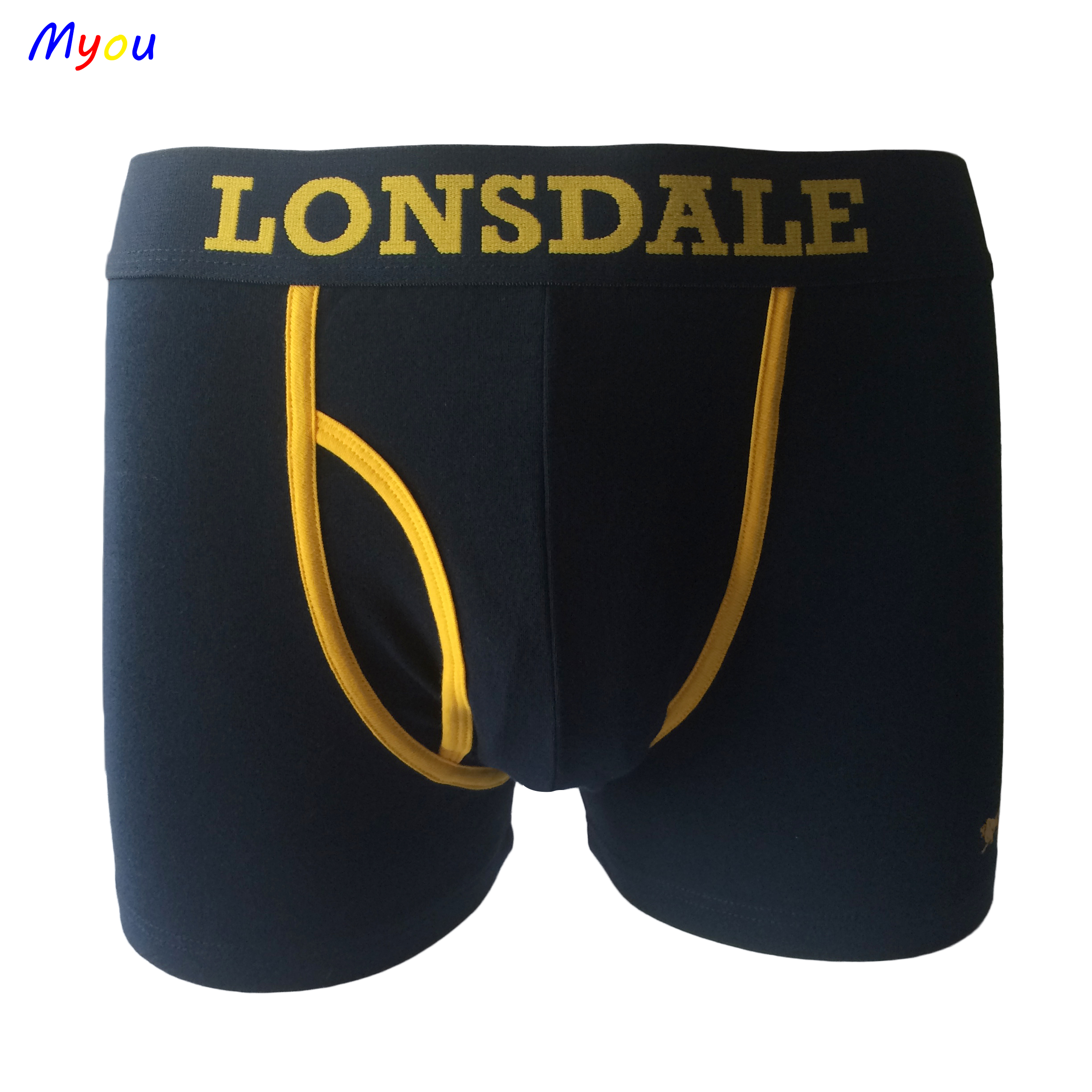 Индивидуальный дизайн логотип Пояс Мужское нижнее белье трусы-боксеры с распахиваются