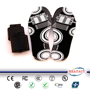 Semelles chauffantes électroniques Heatact Super Conductive Heat-Tech ED-181 unisexes, alimentées par batterie 3,7 V - Product Image 3