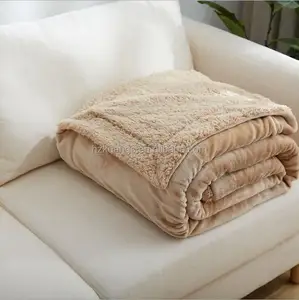 Полиэстер, мягкая флисовая фланель с одеялом borrego, Лучшая цена, одеяло в Китае