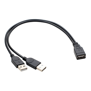 1 USB a macho a 2 USB a hembra 1 a 2 Cable divisor Cable de extensión de arnés en stock - Product Image 5