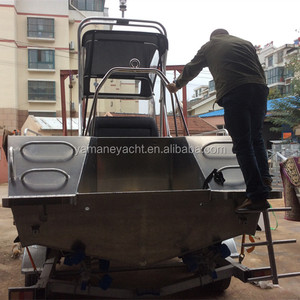 Bateaux de pêche en <span class=keywords><strong>aluminium</strong></span> entièrement soudés de 20 pieds à vendre Approuvés par l'Europe - Product Image 4