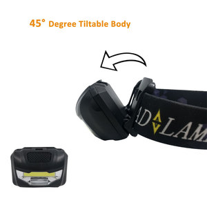 Tốt nhất người bán giá rẻ Đầu đèn có Đèn Cắm Trại ánh sáng ngoài trời dẫn đi bộ đường dài Đèn pha nhỏ tùy chỉnh Đèn Pha COB - Product Image 3