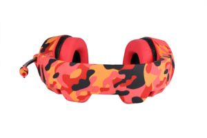 Camouflage <span class=keywords><strong>Casque</strong></span> <span class=keywords><strong>PS4</strong></span>,<span class=keywords><strong>Casque</strong></span> Gamer Professionnel <span class=keywords><strong>Audio</strong></span> Stéréo avec Micro à Réduction du Bruit 3.5mm Over Ear Comfortable rouge - Product Image 3