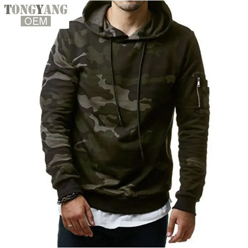 TONGYANG-sweat à capuche pour homme, pull à capuche, Camouflage, style Hip Hop décontracté, de marque, nouvelle mode 2018