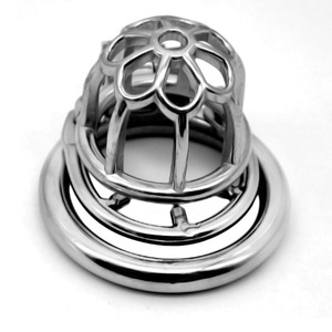 Jaula de Castidad de Acero Inoxidable FAAK de 5.1 cm, Jaula para Pene, Dispositivo de Castidad Masculina, Jaula de Castidad Metálica para Hombre, Sexo SM - Product Image 6