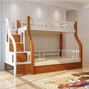 Высококачественные детские двухъярусные кровати из массива дерева, комплект детской двухъярусной мебели - Product Image 5