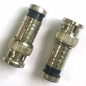 压缩rg6 rg59 rg58 bnc公母插头连接器